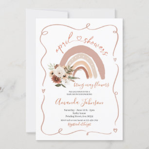 Het moderne Lijst April Showers brengt veel bloeme Kaart