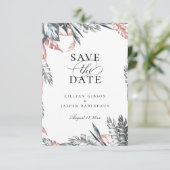 Het moderne Lijst van het Palm van Tropics sparen  Aankondiging (Staand voorkant)