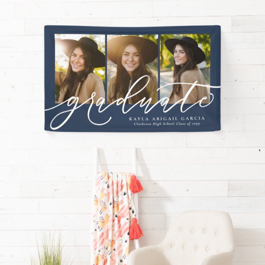 Het moderne manuscript afstuderen drie afstuderen  spandoek (Insitu)