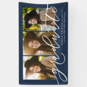 Het moderne manuscript afstuderen drie afstuderen  spandoek (Verticaal)