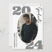 Het moderne Manuscript Afstuderen Eenvoudig Afstud Aankondiging (Voorkant)