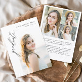 Het moderne Manuscript Afstuderen Eenvoudig Afstud Aankondiging