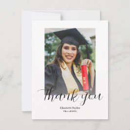 Het moderne Manuscript Afstuderen Eenvoudig Afstud Bedankkaart