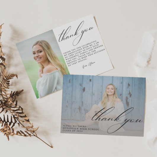 Het moderne Manuscript Afstuderen Eenvoudig Afstud Bedankkaart