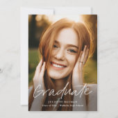 Het moderne Manuscript Afstuderen Eenvoudig Afstud Kaart (Voorkant)