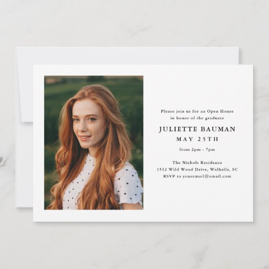 Het moderne Manuscript Afstuderen Eenvoudig Afstud Kaart (Achterkant)