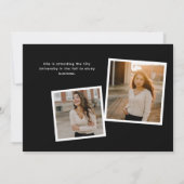 Het moderne Manuscript Afstuderen het Afstuderen v Aankondiging (Achterkant)