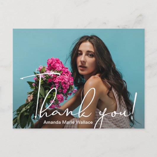 Het moderne Manuscript Afstuderen het Afstuderen v Briefkaart (Voorkant)