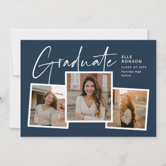 Het moderne Manuscript Afstuderen het Afstuderen v Kaart (Voorkant)