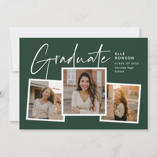 Het moderne Manuscript Afstuderen het Afstuderen v Kaart (Voorkant)