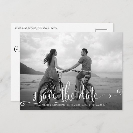 Het moderne Manuscript bewaart het Briefkaart van  (Voorkant / Achterkant)