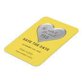 Het moderne Manuscript huwelijk bewaart de Uitnodi Magneet (Linkerzijde)