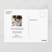 Het moderne Manuscript introduceren van de Foto's  Briefkaart (Achterkant)