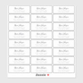 Het moderne Manuscript minimaliseert het etiket va Sticker (Vel)