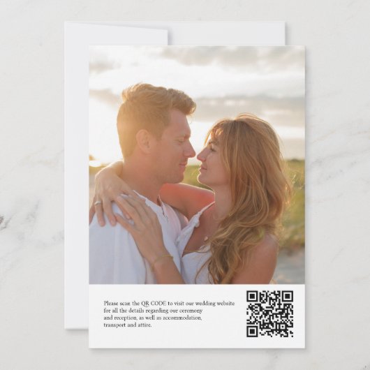 Het moderne Manuscript Moderne twee CODE van QR va Kaart (Achterkant)