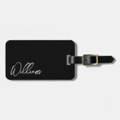 Het moderne Manuscript Persoonlijke Bagagelabel va (Voorkant horizontaal)