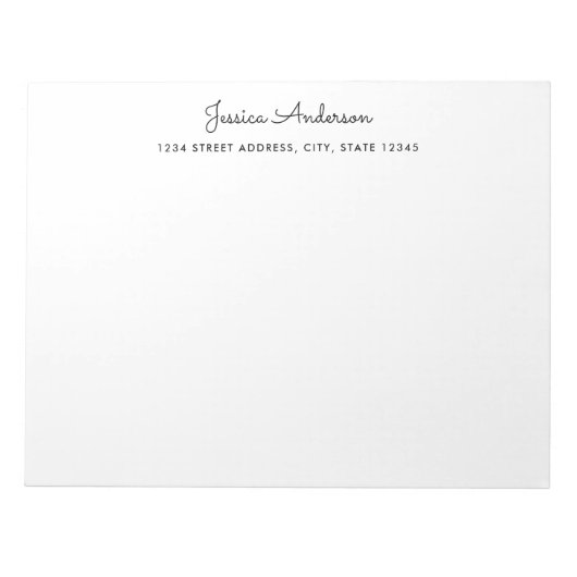 Het moderne Manuscript Persoonlijke Notitieblok va (Voorkant)