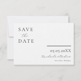 Het moderne Manuscript sparen de Datum, Foto op de Save The Date