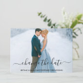 Het moderne Manuscript Trendy verandert de Kaart v (Staand voorkant)