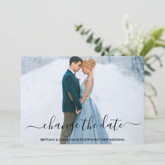 Het moderne Manuscript Trendy verandert de Kaart v (Staand voorkant)