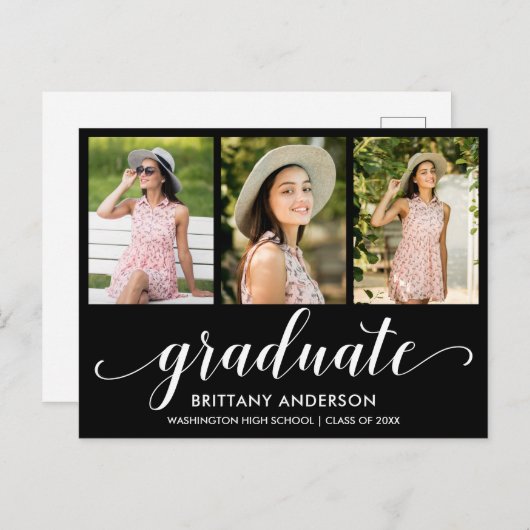 Het moderne Manuscript van de Aankondiging van het Briefkaart (Voorkant / Achterkant)