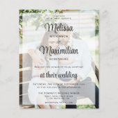 Het moderne manuscript van de begroting transparan (Voorkant)