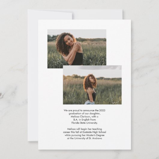 Het Moderne Manuscript van de bekleding | Drie Afs Aankondiging (Achterkant)