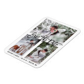 Het moderne Manuscript van de Borstel sparen Datum Magneet (Linkerzijde)