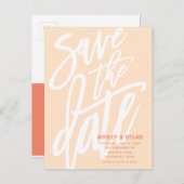 Het moderne Manuscript van de Borstel sparen de Pe Aankondigingskaart (Voorkant / Achterkant)