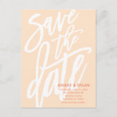 Het moderne Manuscript van de Borstel sparen de Pe Aankondigingskaart (Voorkant)