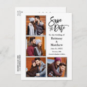 Het moderne Manuscript van de Borstel sparen het D Briefkaart (Voorkant / Achterkant)