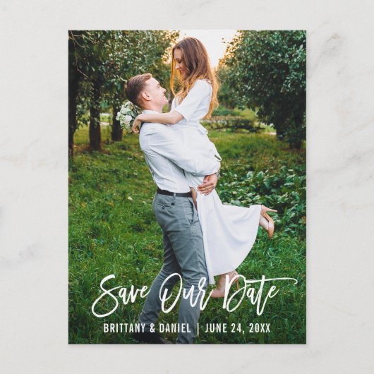 Het moderne Manuscript van de Borstel sparen Onze  Briefkaart (Voorkant)