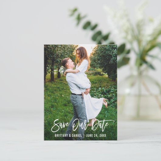 Het moderne Manuscript van de Borstel sparen Onze  Briefkaart (Staand voorkant)