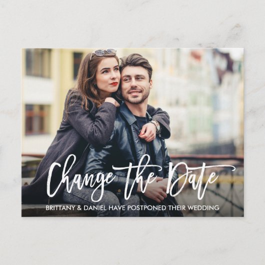 Het moderne Manuscript van de Borstel verandert de Briefkaart (Voorkant)