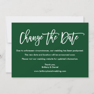 Het moderne Manuscript van de Borstel verandert de Save The Date