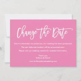 Het moderne Manuscript van de Borstel verandert de Save The Date