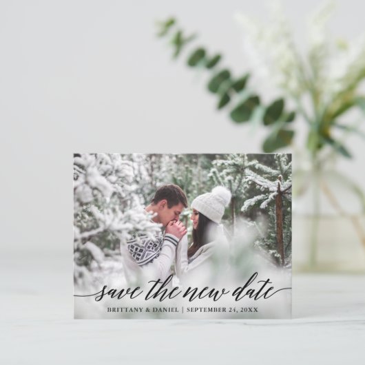 Het moderne Manuscript van de Calligrafie sparen d Briefkaart (Staand voorkant)