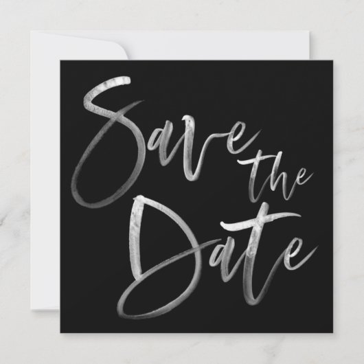Het moderne Manuscript van de Calligrafie van de B Save The Date (Voorkant)