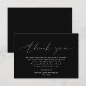 Het moderne Manuscript van de Erkenning van het Sy Bedankkaart (Voorkant / Achterkant)