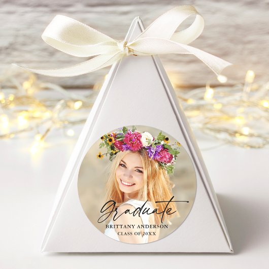 Het moderne Manuscript van de Ink van de Calligraf Ronde Sticker