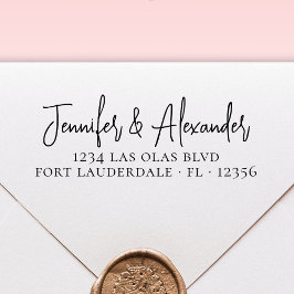 Het moderne Manuscript van de Kalligrafie van het  Zelfinktende Stempel