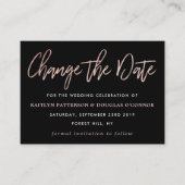 Het moderne Manuscript van de Roos Gold Foil veran Informatiekaartje (Voorkant)