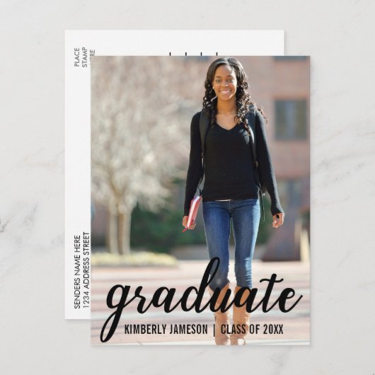 Het moderne Manuscript van de Uitnodiging van de P (Voorkant / Achterkant)