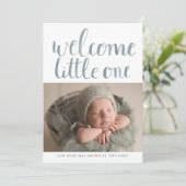 Het moderne Manuscript van de Waterverf Eenvoudige Aankondiging (Staand voorkant)