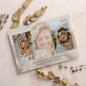 Het moderne Manuscript van het Afstudeerder Cream  Kaart