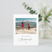 Het moderne Manuscript zal u mijn Bridesmaid Foto  (Staand voorkant)