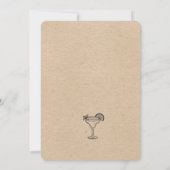 Het moderne Margs & Huwelijk Vrijgezellenfeest Kaart (Achterkant)