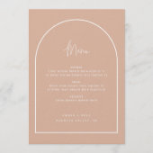 Het moderne Menu van de Blinde Bindverbinding van  (Voorkant)