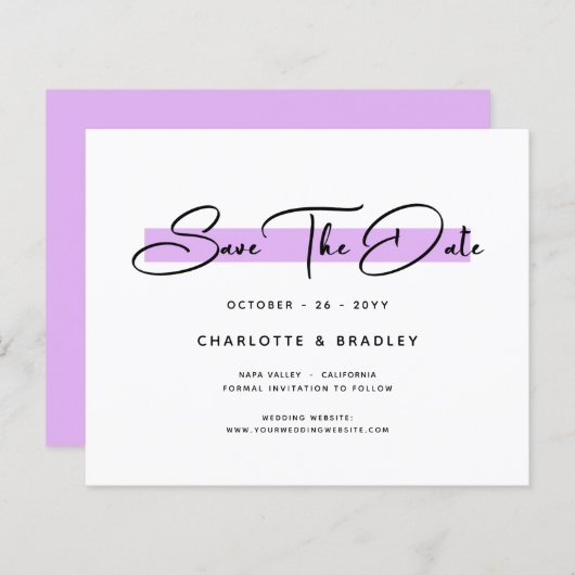 Het moderne Minimale Manuscript van de begroting s (Voorkant / Achterkant)