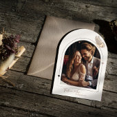 Het moderne minimalistische Beige Butterfly Vrijge Kaart